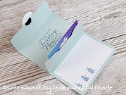Winterliche Karte mit Gutschein – Halter zum Thema Stampin‘ Up! Herbst- / Winterkatalog 2015