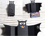 Smarties – Verpackung als Fledermaus (für Halloween)