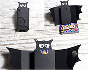 Smarties – Verpackung als Fledermaus (für Halloween)