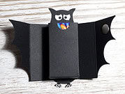 Smarties – Verpackung als Fledermaus (für Halloween)