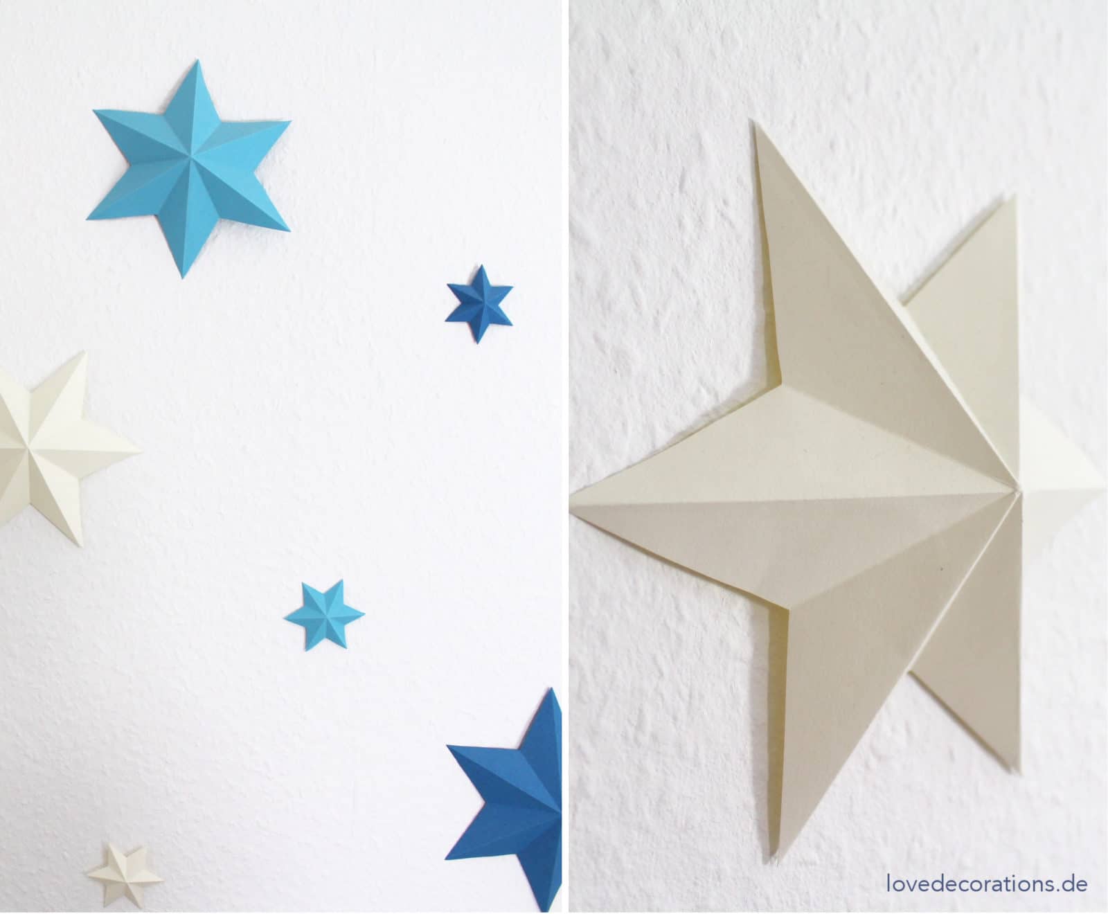 3D Wandsterne