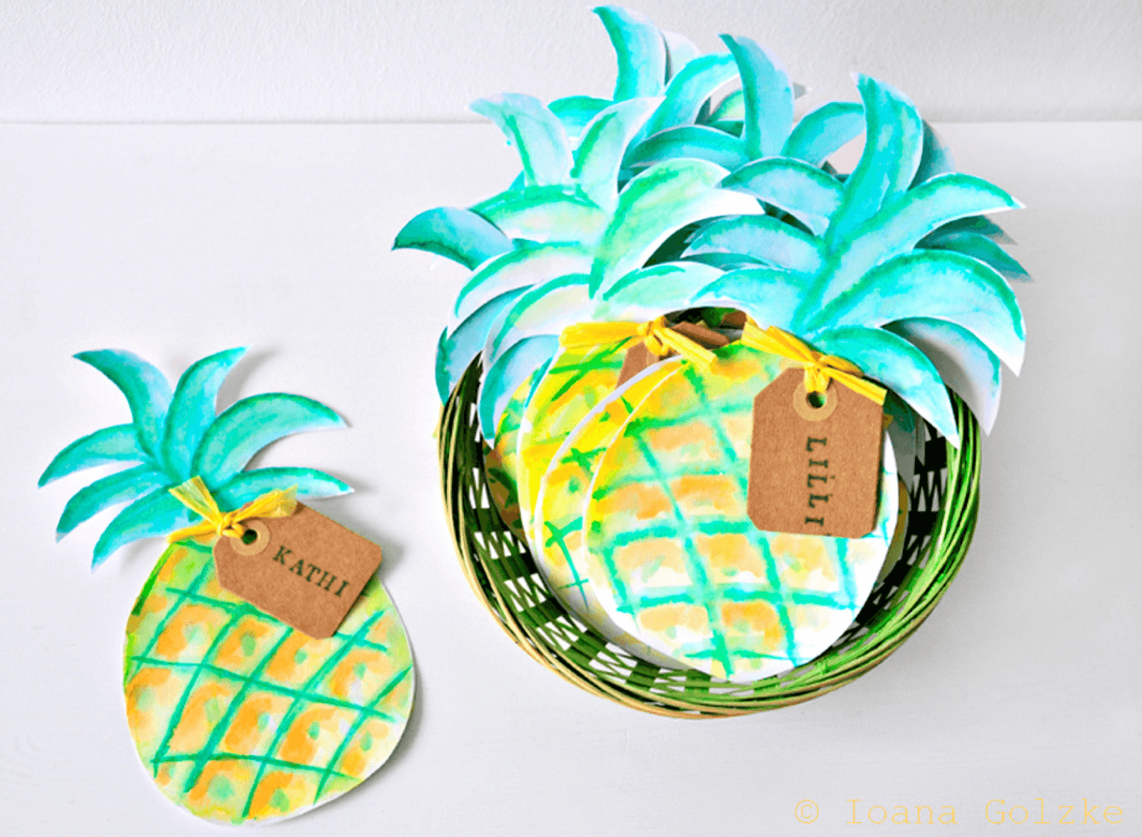 DIYs + Freebie für eine Hawaii Party