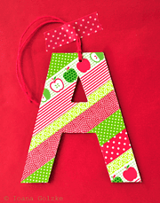 Geschenkanhänger und Sticker aus Washi Tape