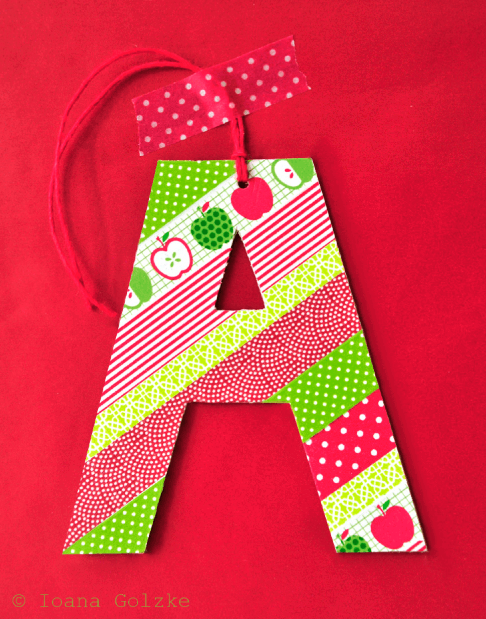 Geschenkanhänger und Sticker aus Washi Tape