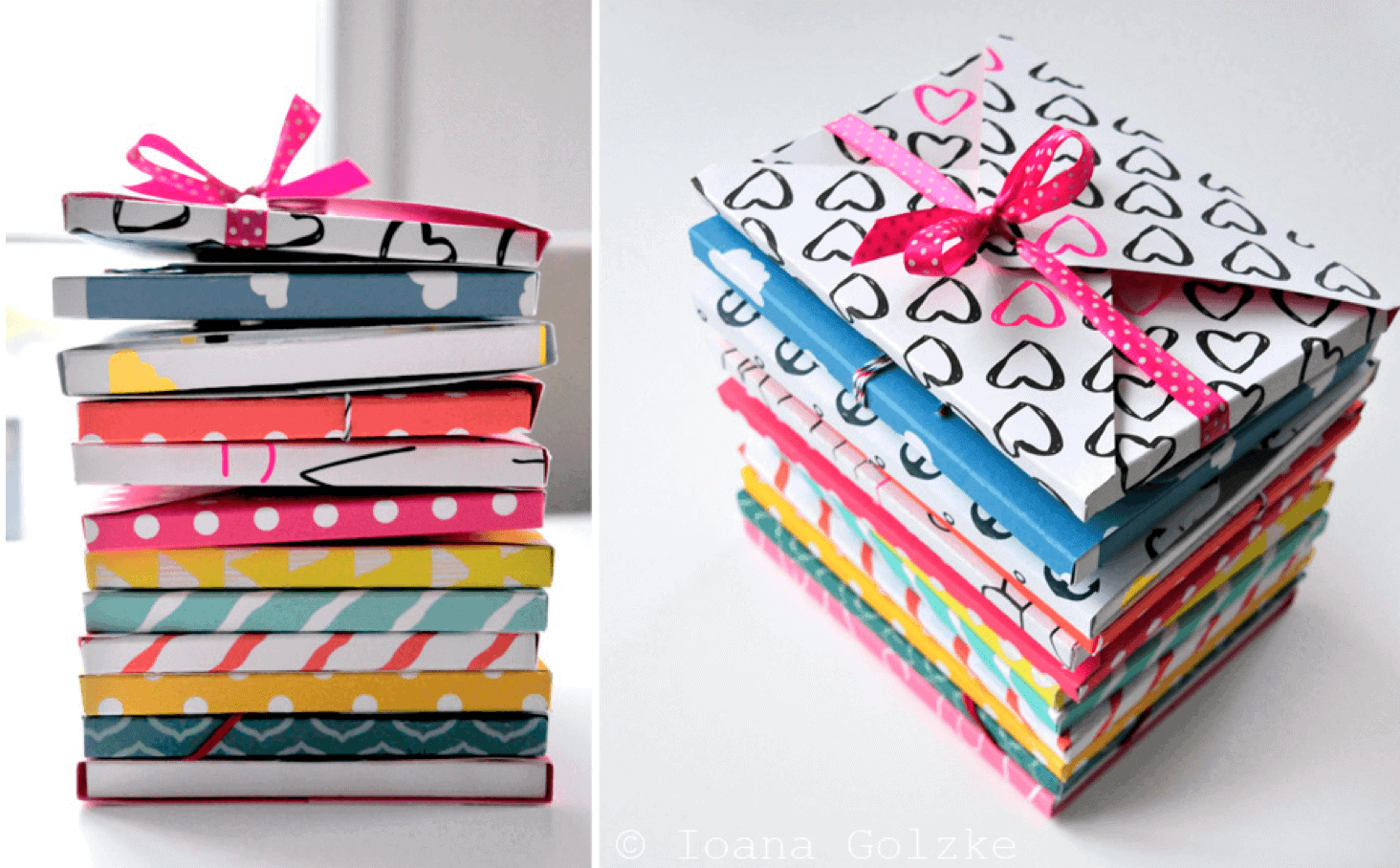 DIY Tutorial – easy peasy Box für Postkarten in 4 Varianten