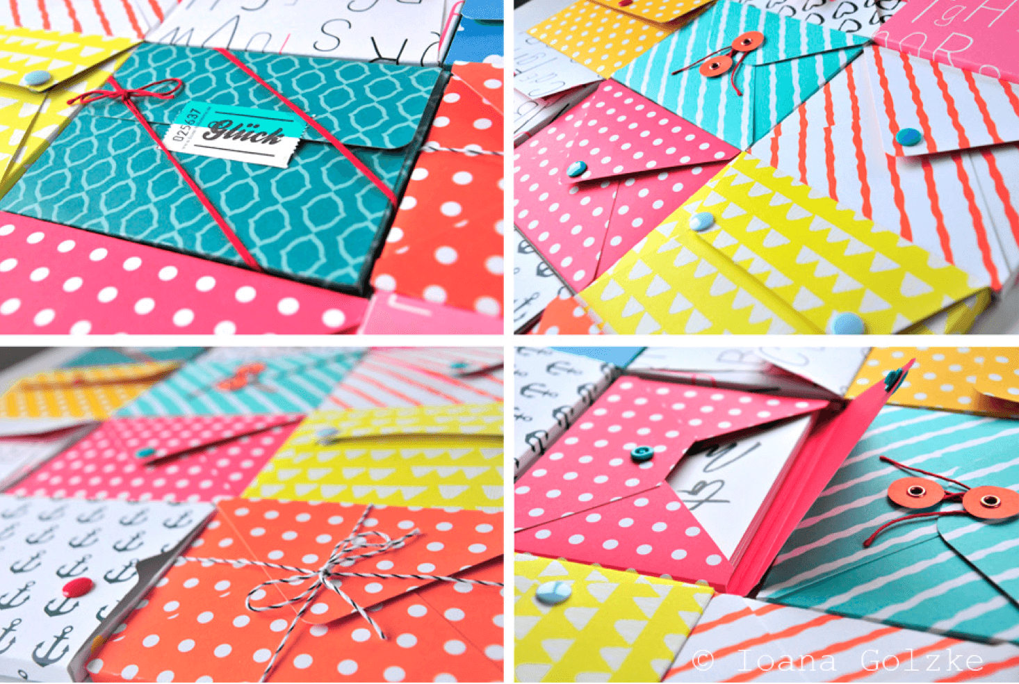 DIY Tutorial – easy peasy Box für Postkarten in 4 Varianten