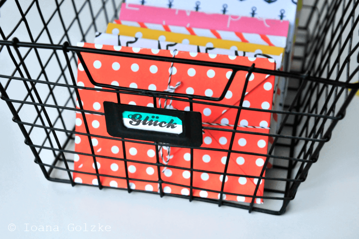 DIY Tutorial – easy peasy Box für Postkarten in 4 Varianten