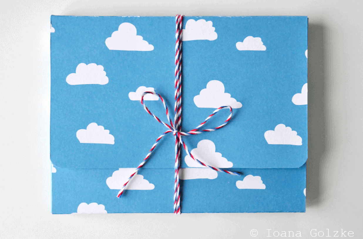 DIY Tutorial – easy peasy Box für Postkarten in 4 Varianten