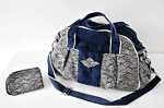 Kugeltasche und Portemonnaie aus japanischen Stoffen