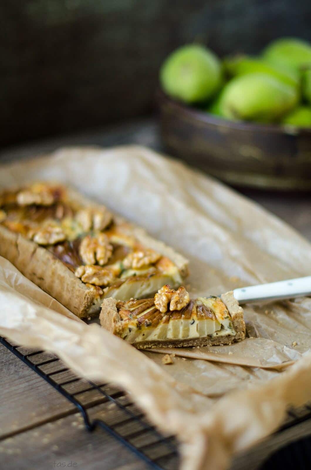 Birnen-Gorgonzola-Tarte von den [Foodistas]