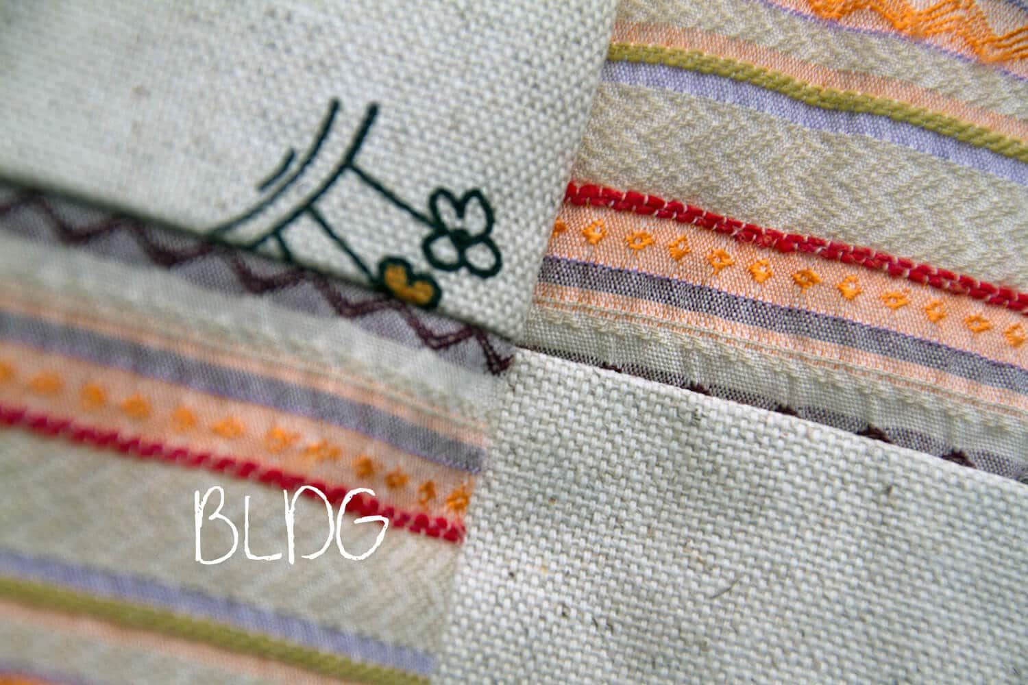 3D-Bow-Tie-Quilt für den Kinderwagen (ca. 70 cm x 80 cm) mit der Overlockmaschine