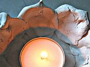 Lichtschalen aus Knetmasse basteln