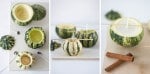 Herbstliches Tablett mit DIY Kürbis Kerzen