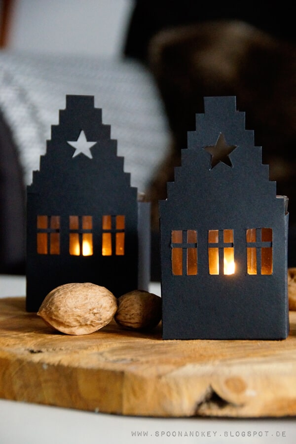 DIY Haus-Windlicht - HANDMADE Kultur