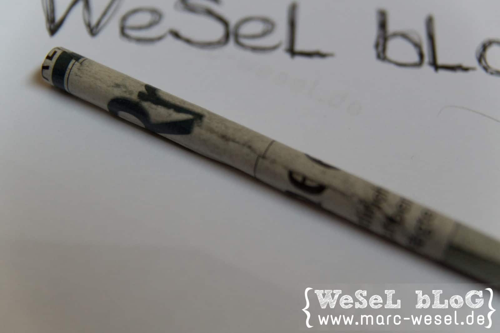 Papier-Bleistift – DIY Anleitung