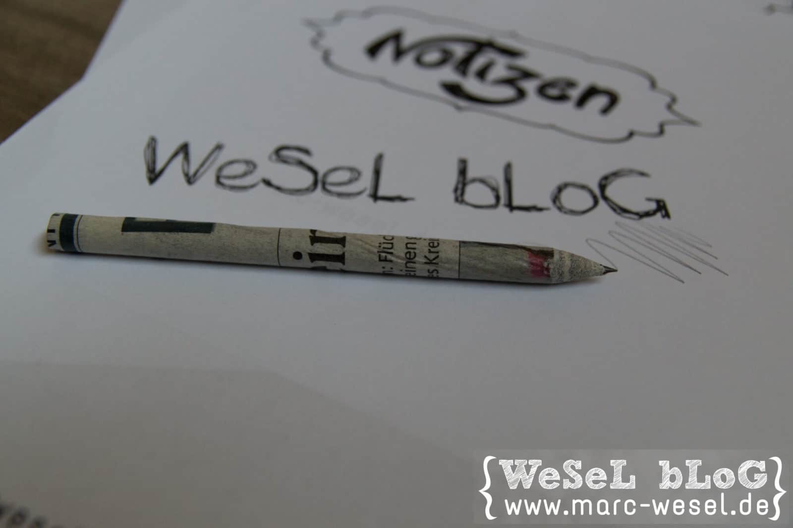 Papier-Bleistift – DIY Anleitung