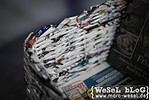 Zeitungsständer / Korb aus Papier – Upcycling