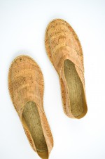 Herbstliche Espadrilles aus Kork