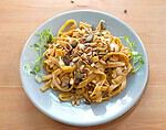 Rezept für selbstgemachte Kürbis-Nudeln
