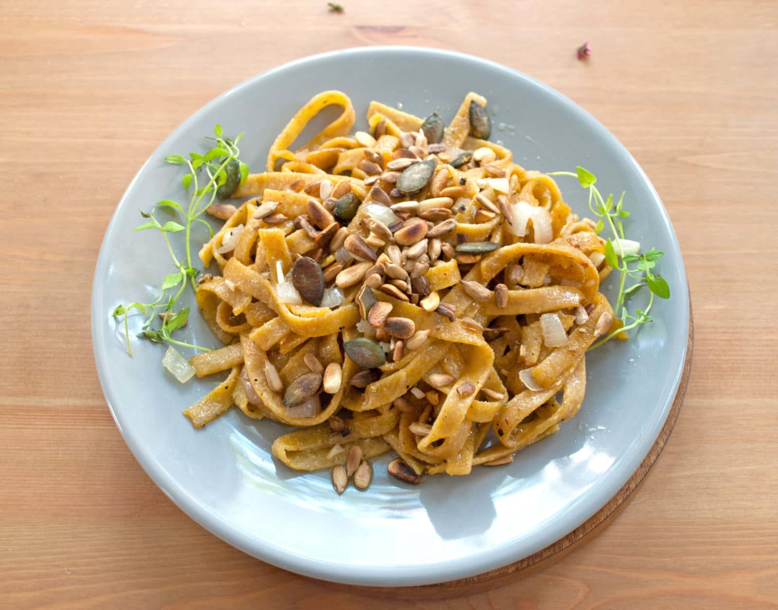 Rezept für selbstgemachte Kürbis-Nudeln
