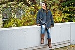 Anleitung – Poncho mit Kapuze nähen