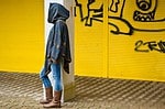 Anleitung – Poncho mit Kapuze nähen