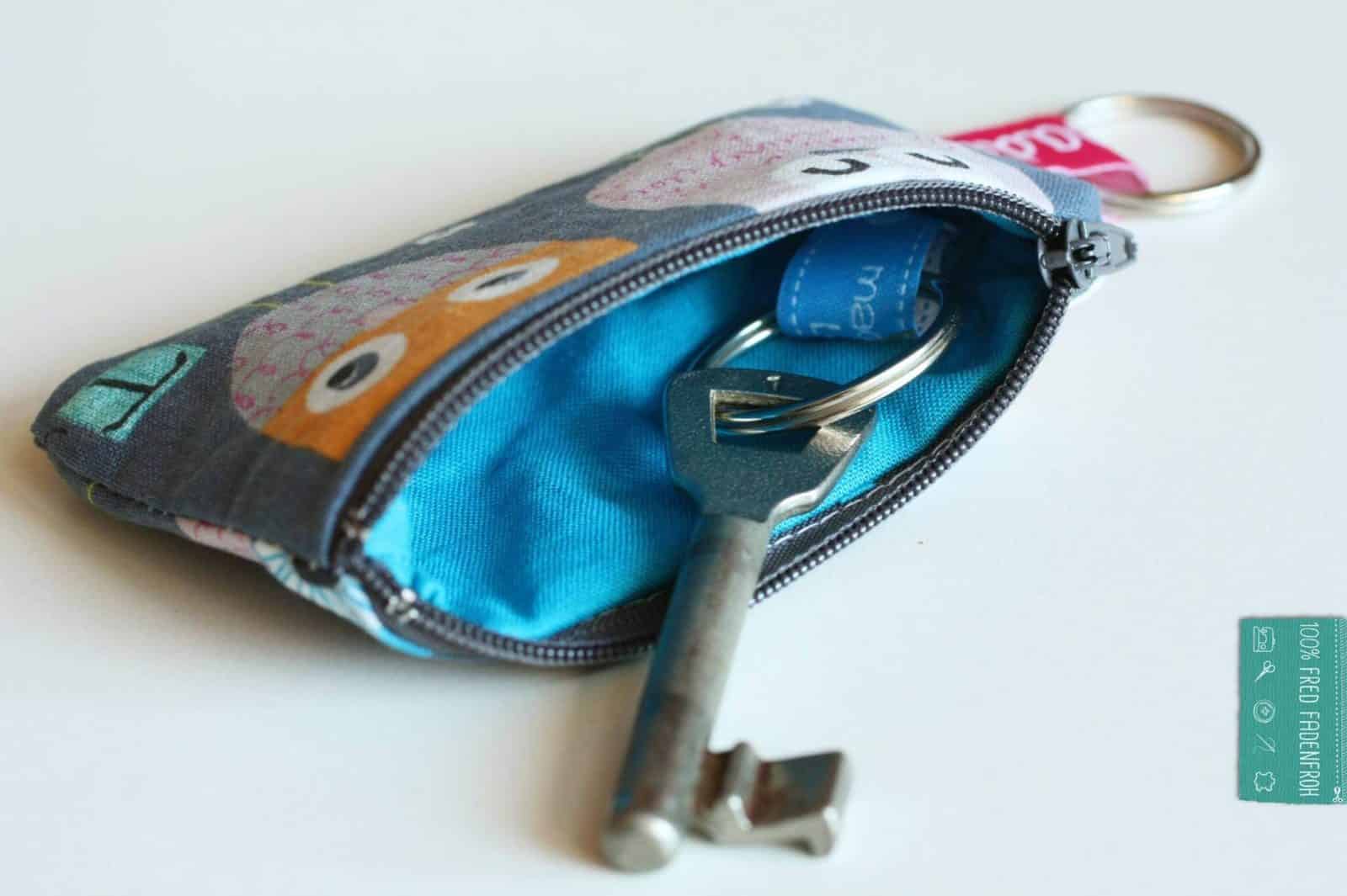 Täschen für Geschenkkarten, Schlüssel, Kleingeld und Krimskram nähen