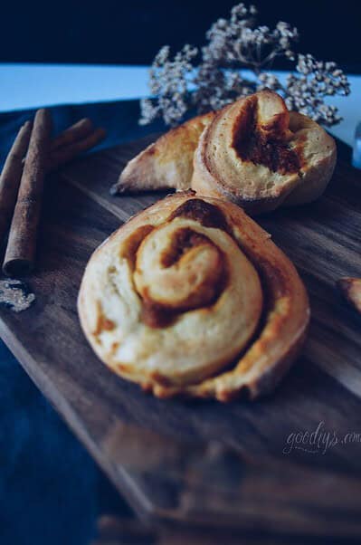 Zimtige Kürbisschnecken