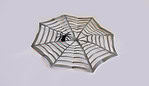 15-Minuten Halloween Dekoration: Spinnennetz mit Spinne