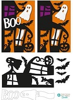Hui Buh lässt Grüßen – Halloween Karte