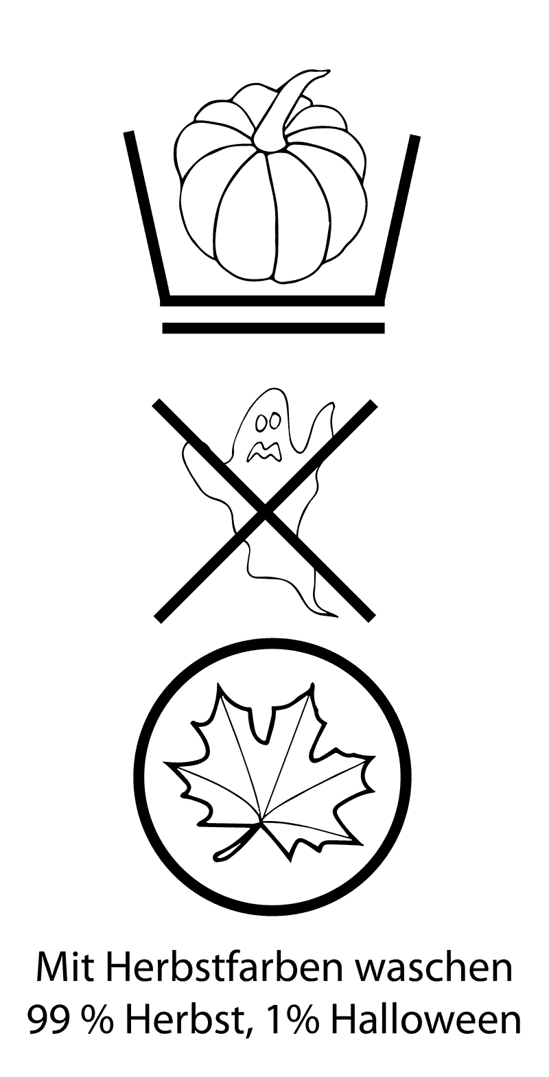 99 % Herbst, 1 % Halloween {Free Printable}