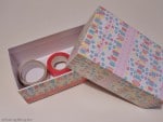 Verpackungsbox mit Washitape verschönern