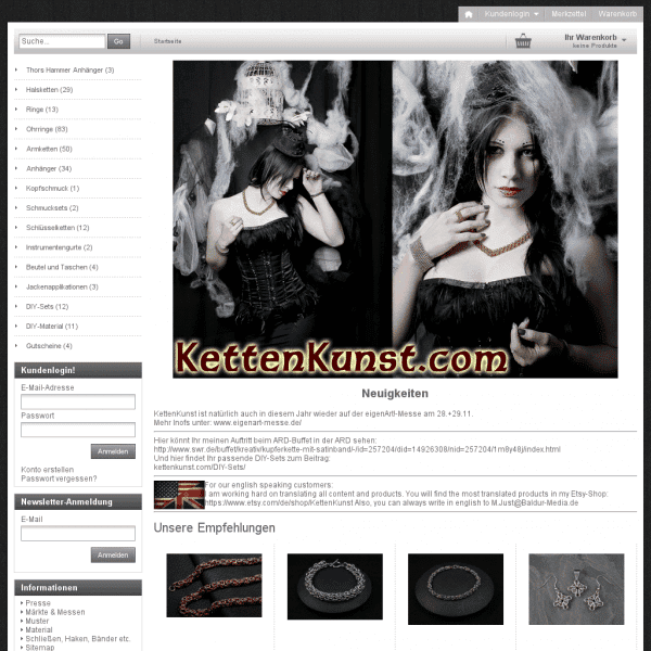 KettenKunst – Exklusiver Schmuck aus Kettenringen