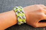 DIY Leder-Jersey-Armband