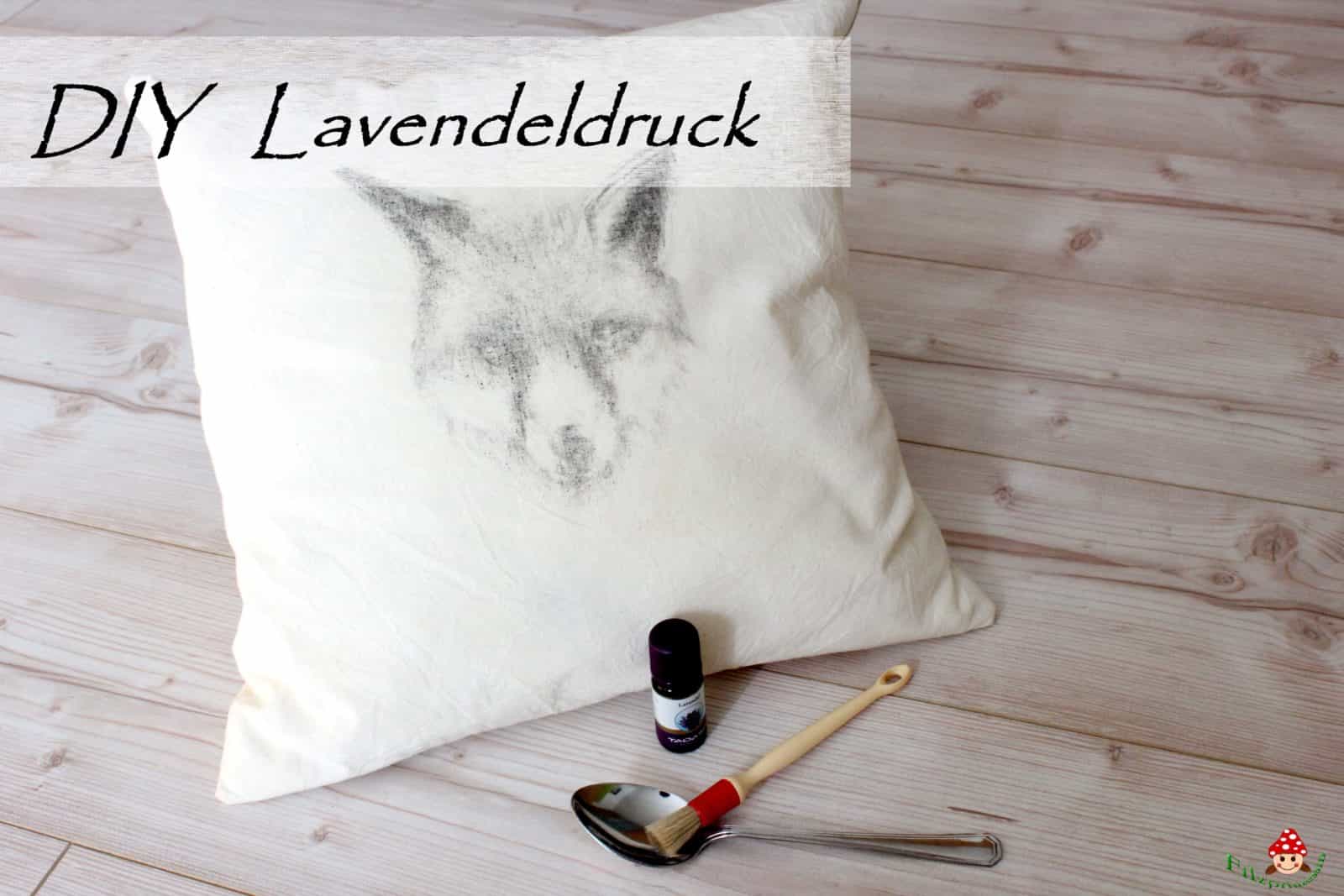 Individuelle Stoffe mit Lavendeldruck