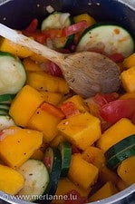 Kürbis-Ratatouille