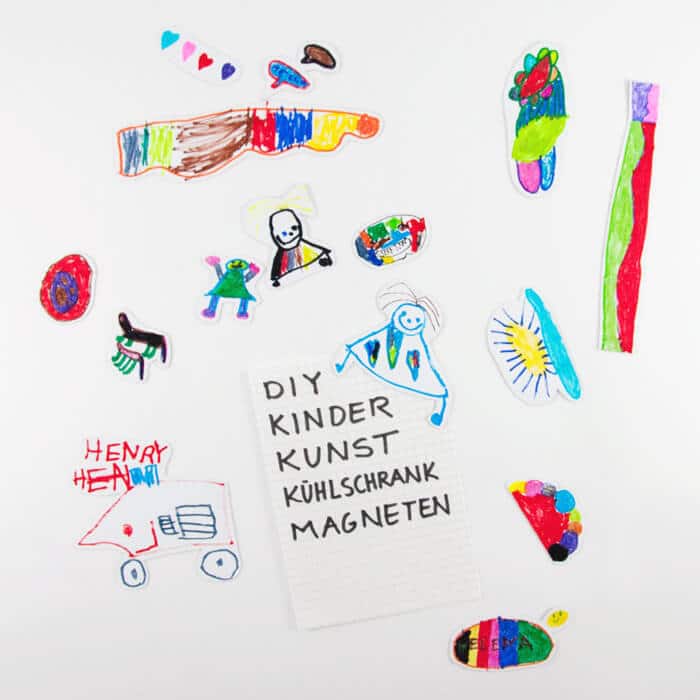 Kinder-Kunst-Magnete für den Kühlschrank