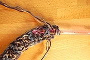 ANLEITUNG: LOOP HÄKELN IM KORBMUSTER AUS WOLLRESTEN