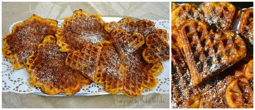 Kürbiswaffeln