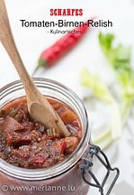 Scharfes Tomaten-Birnen-Relish