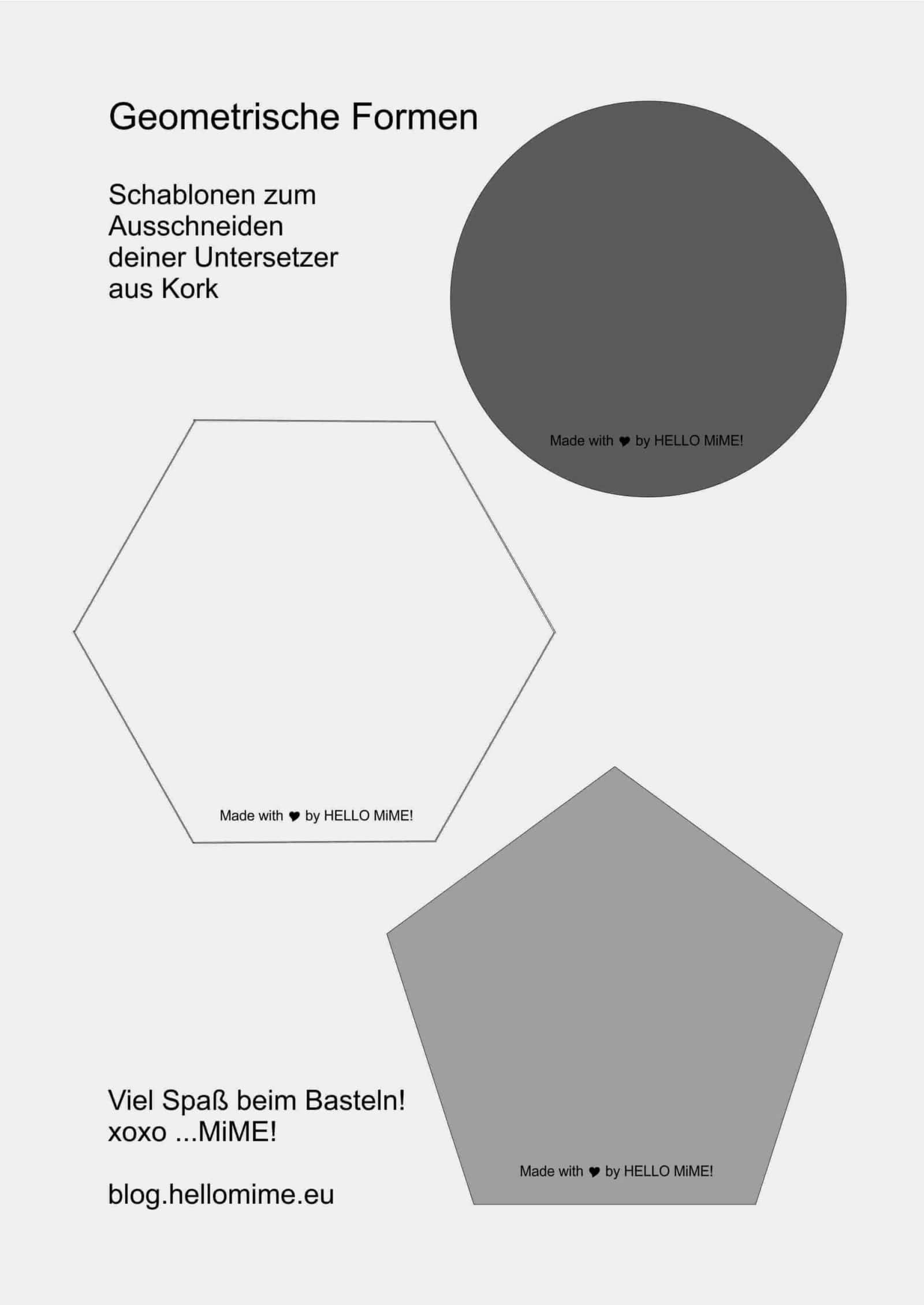 Untersetzer aus Kork