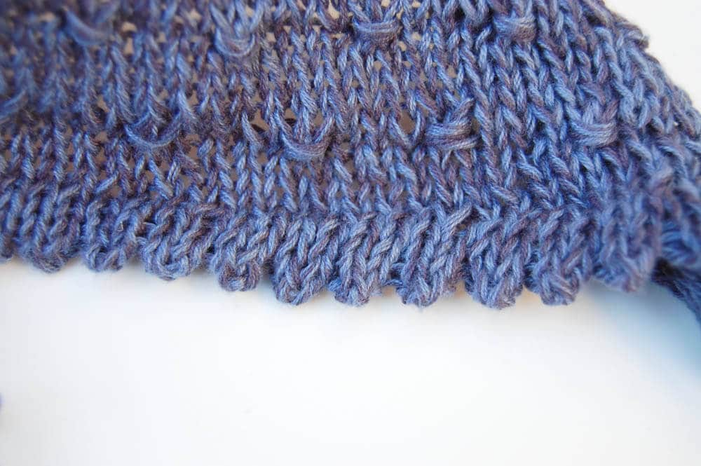 ANLEITUNG: SCHAL STRICKEN MIT ESTONIAN BUTTON STITCH