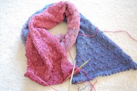 ANLEITUNG: SCHAL STRICKEN MIT ESTONIAN BUTTON STITCH