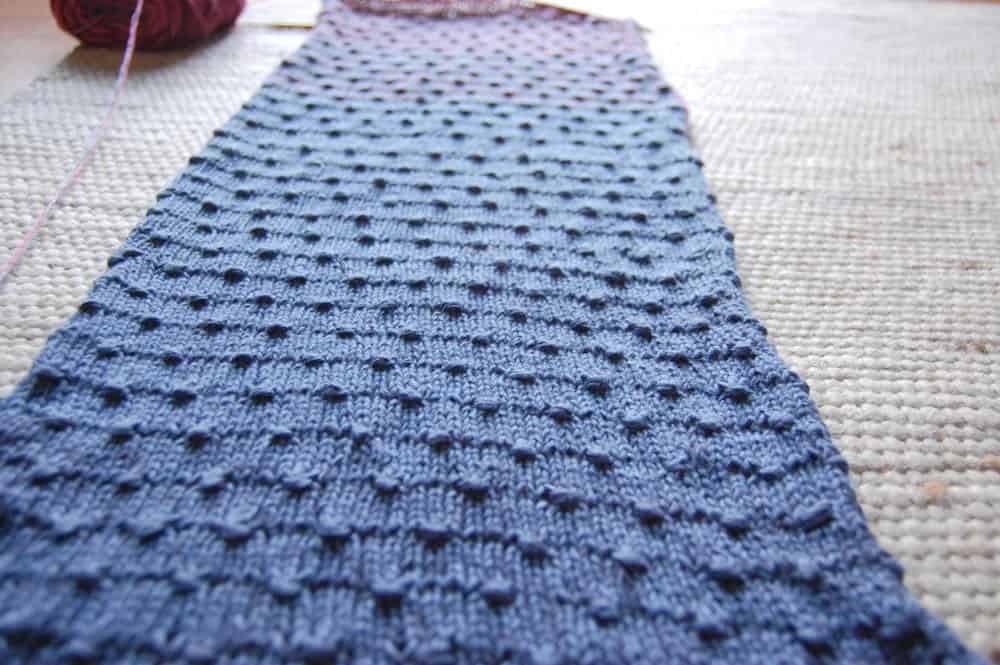 ANLEITUNG: SCHAL STRICKEN MIT ESTONIAN BUTTON STITCH