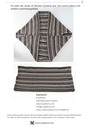 Zicke-Zacke-Strickjacke ganz schnell genäht