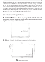 Zicke-Zacke-Strickjacke ganz schnell genäht