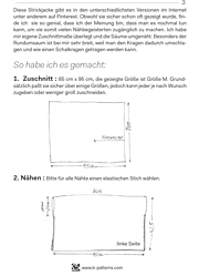 Zicke-Zacke-Strickjacke ganz schnell genäht