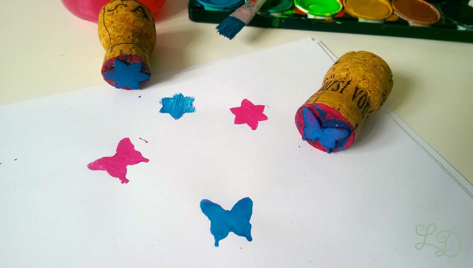 Stempel aus Korken