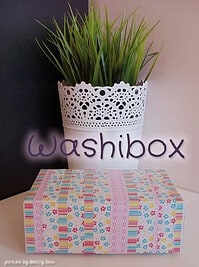 Verpackungsbox mit Washitape verschönern