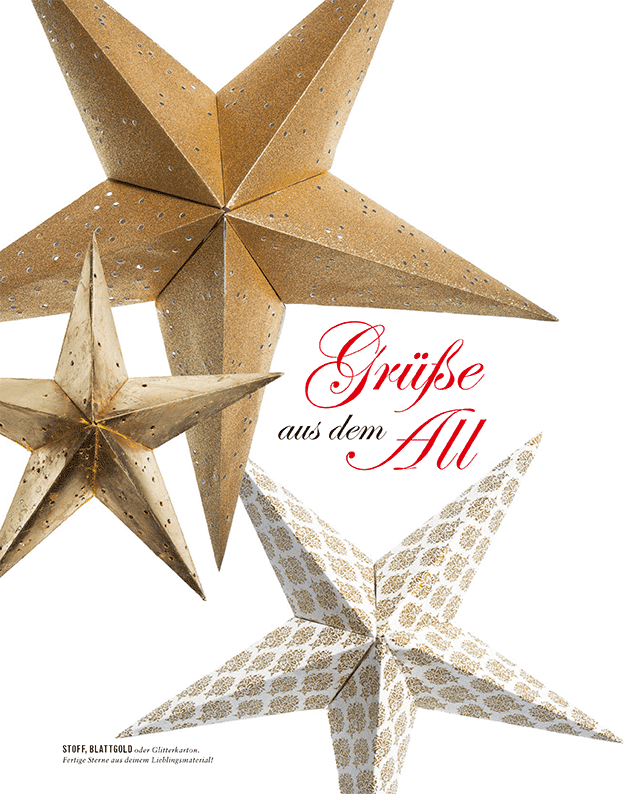 Weihnachtsstern Vorlage - HANDMADE Kultur